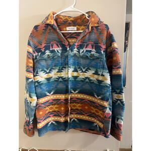 Urban Outfitters Aztec Button Down Shirt
